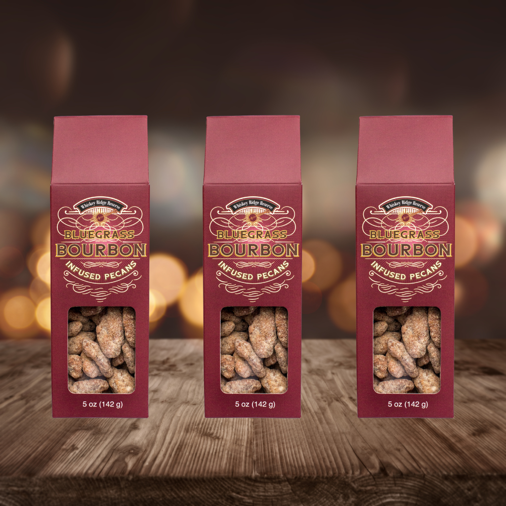 3 Pack Bluegrass Bourbon Pecans