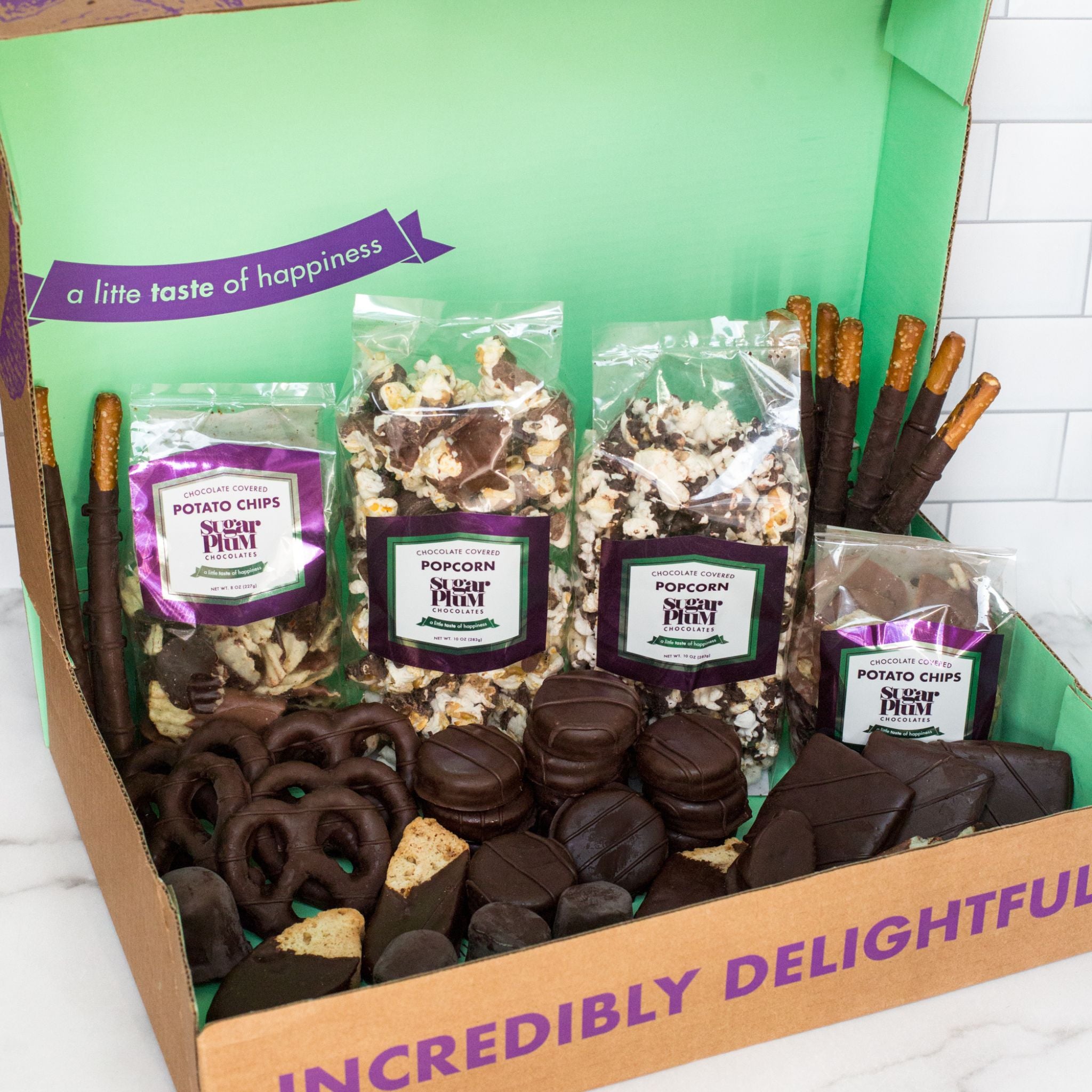 Sugar Plum Chocolates Dark Chocolate Gift Box