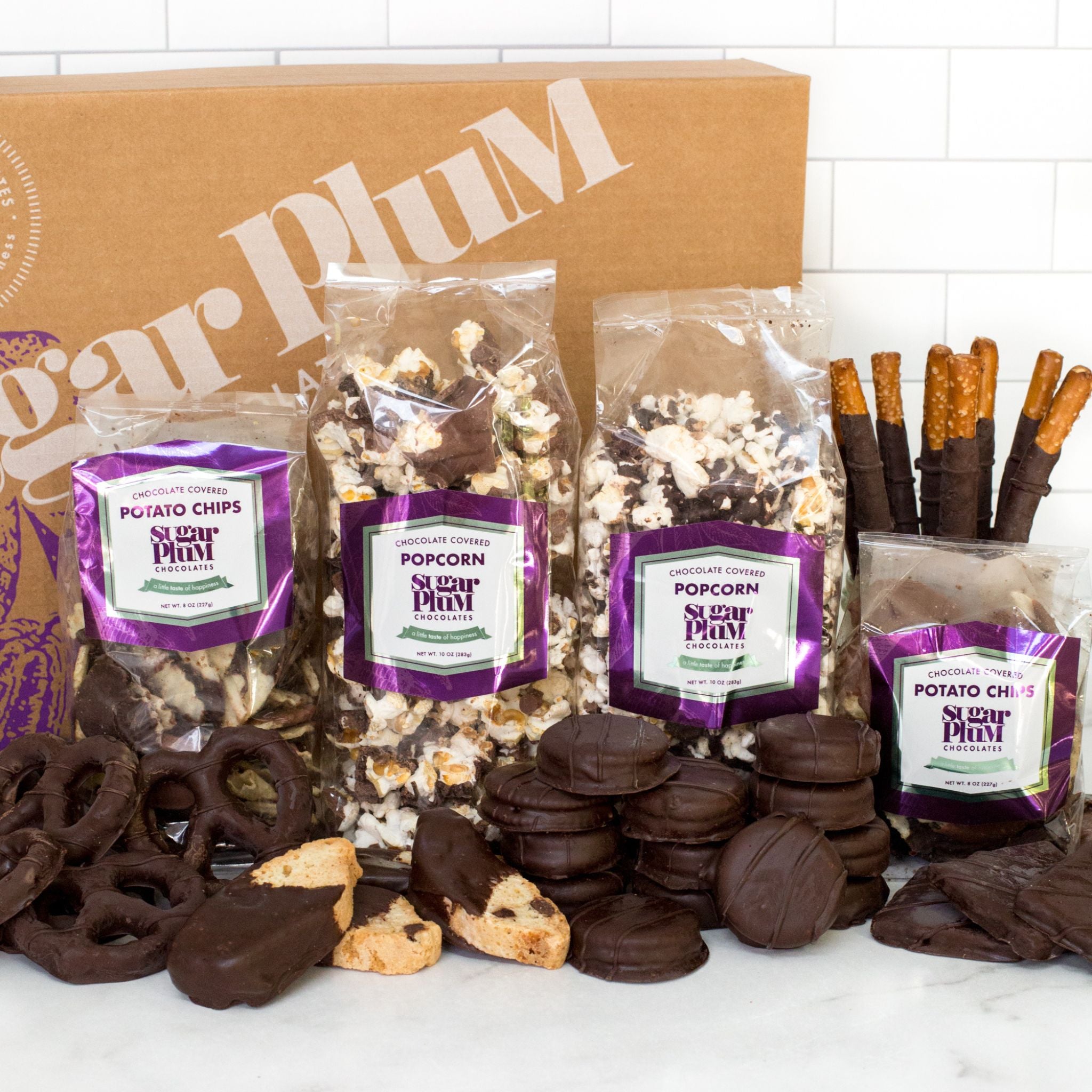 Sugar Plum Chocolates Double Decadence Dark Chocolate Gift Box
