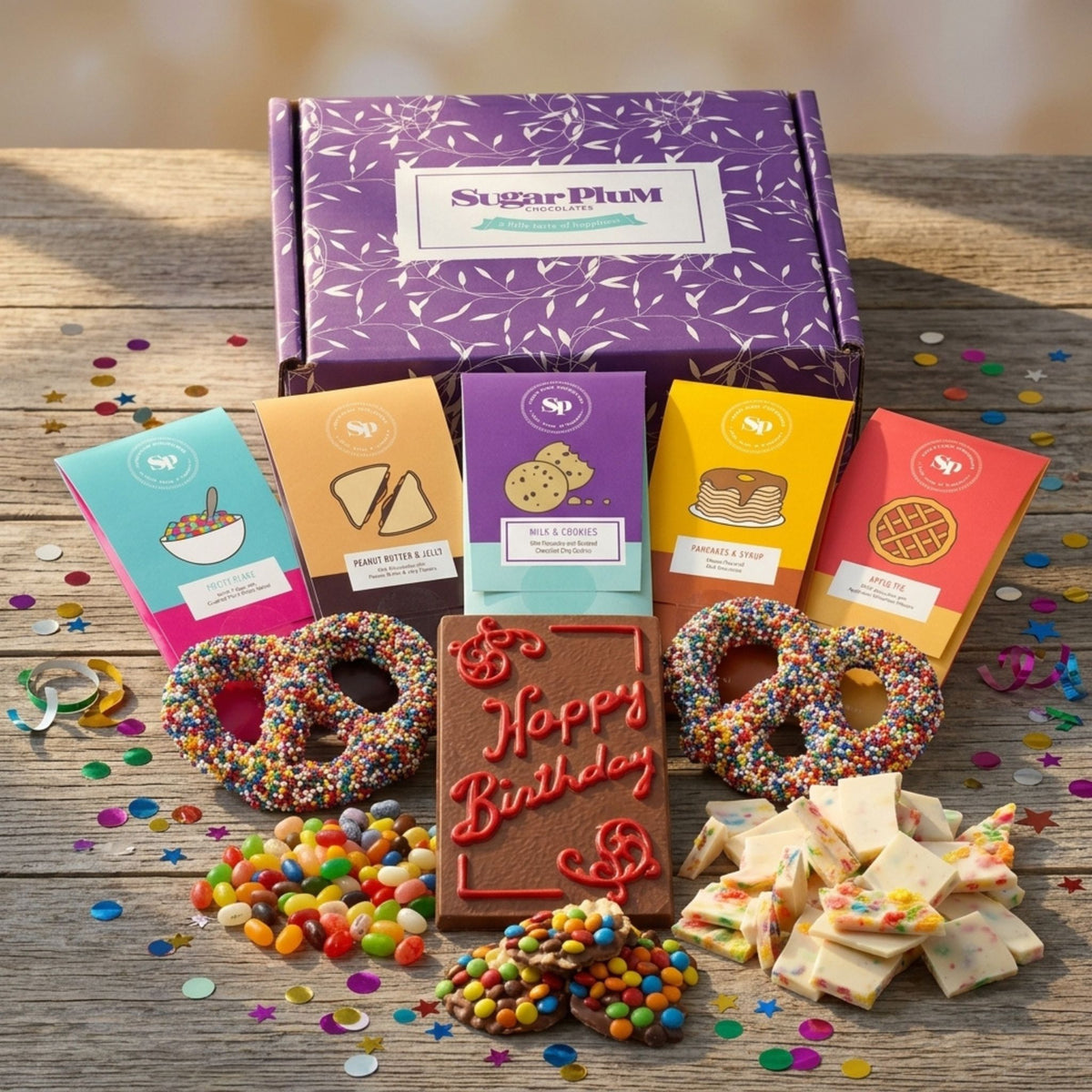 Deluxe Birthday Bash Gift Box of Chocolates