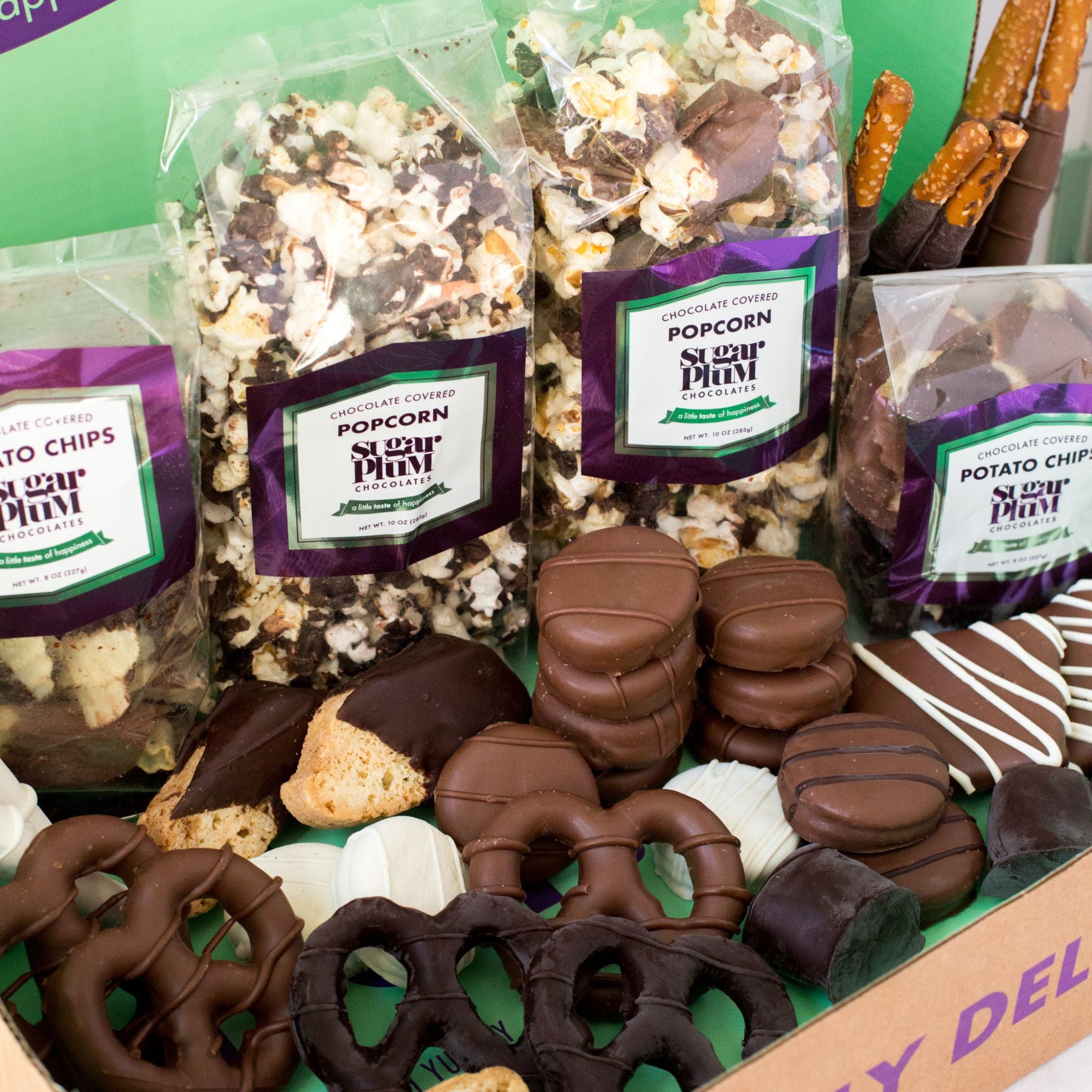 Assorted Chocolate Snacks Double Decadence Gift Box