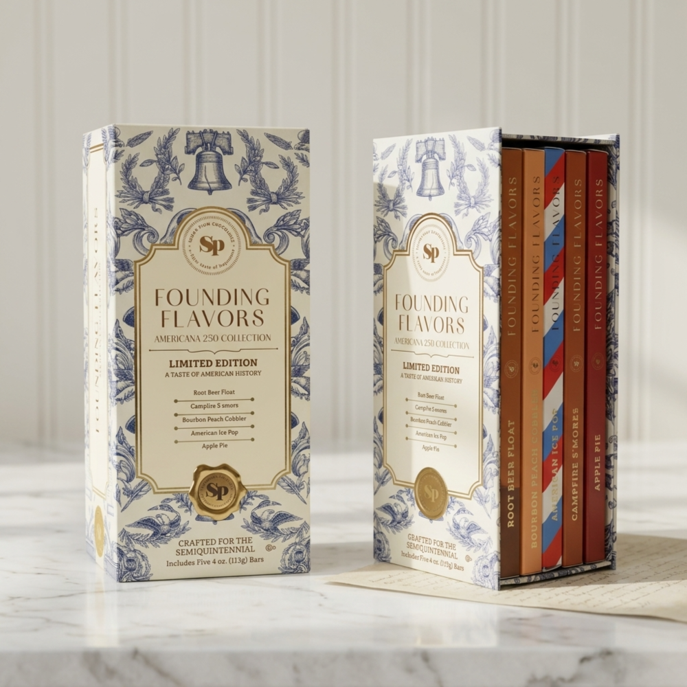 Sugar Plum Chocolates Founding Flavors Candy Bar Set