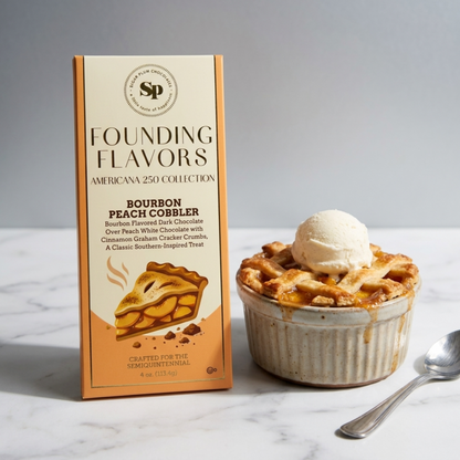 Sugar Plum Chocolates Founding Flavors Peach Cobbler Candy Bar