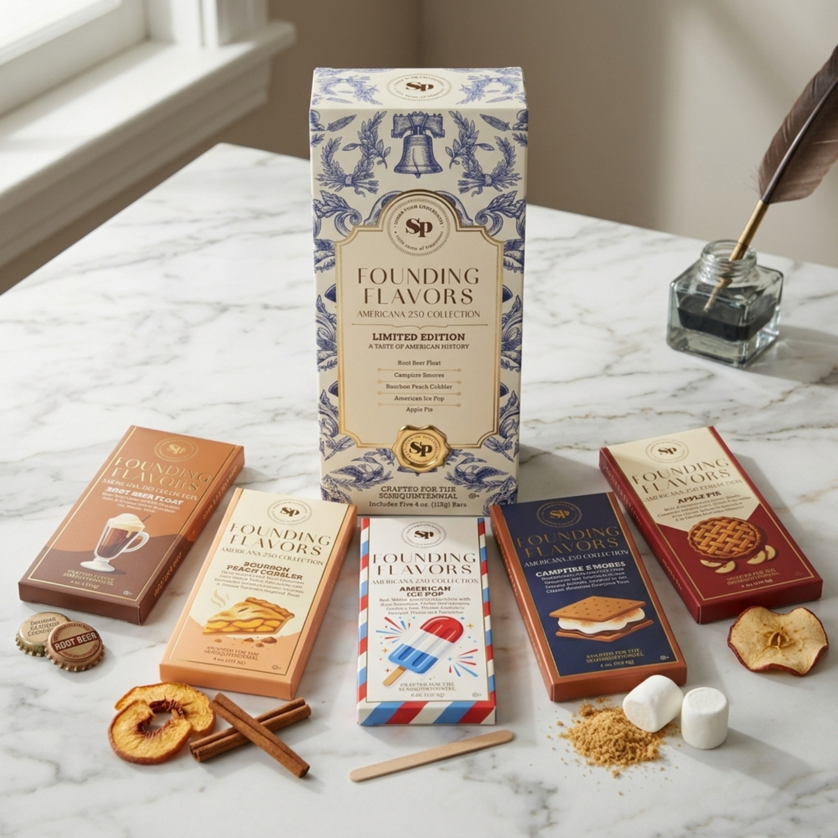 Sugar Plum Chocolates Founding Flavors Candy Bar Collection