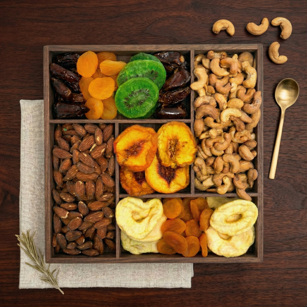 Sugar Plum Chocolates Fruit Nut Tray Rosh Hashanah Gift