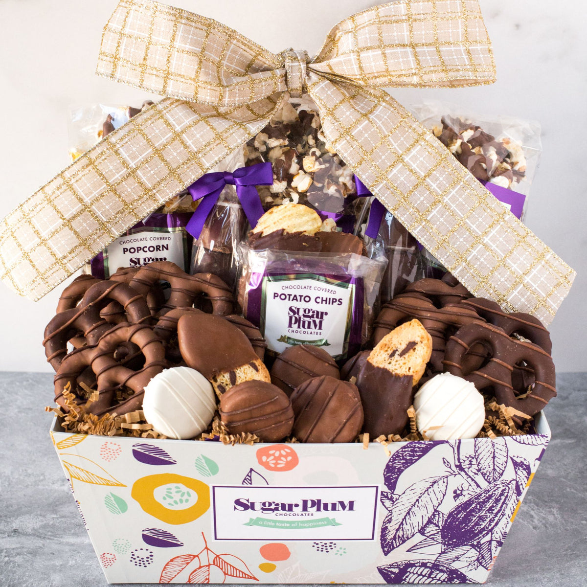 Sugar Plum Mountain Gourmet Chocolate Gift Basket