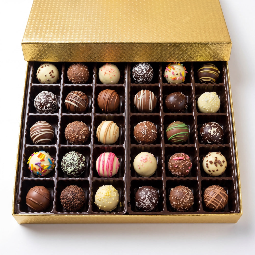 30 Assorted Truffles Sugar Plum Chocolates 