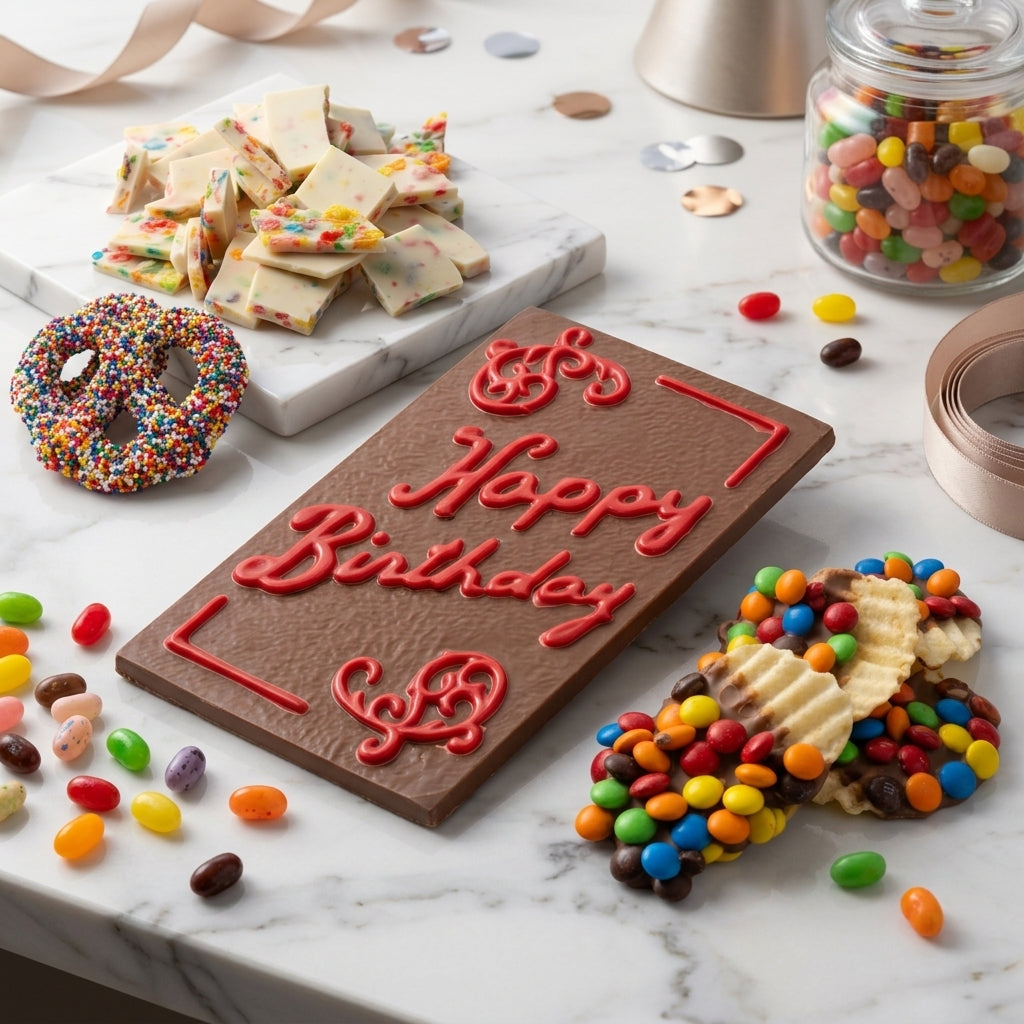 Sugar Plum Chocolates Happy Birthday Gift Box