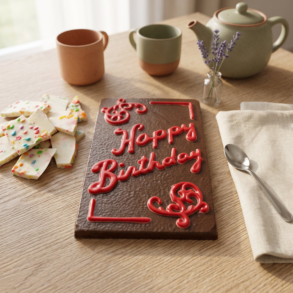 Sugar Plum Happy Birthday Chocolate Bar