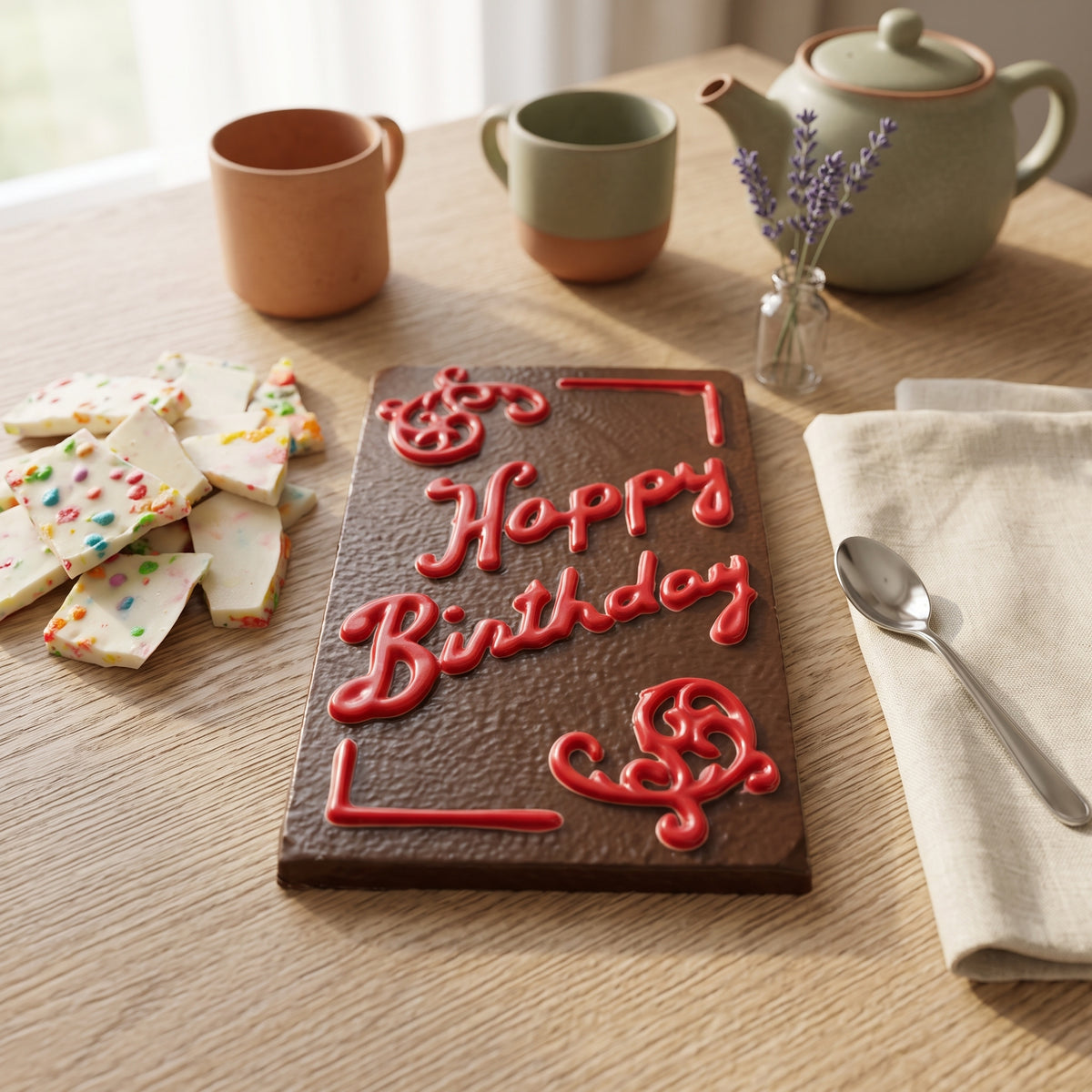 Sugar Plum Happy Birthday Chocolate Bar