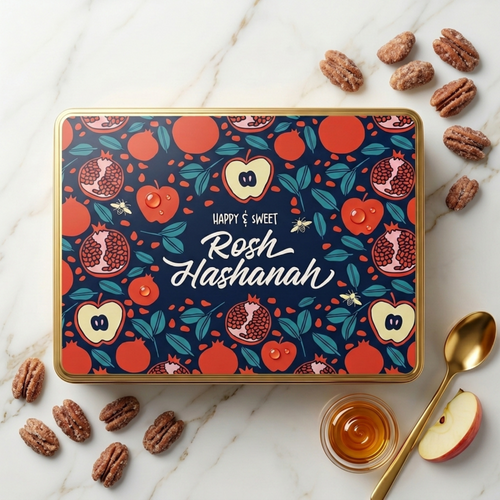 Sugar Plum Chocolates Rosh Hashanah Honey Bourbon Pecan Gift