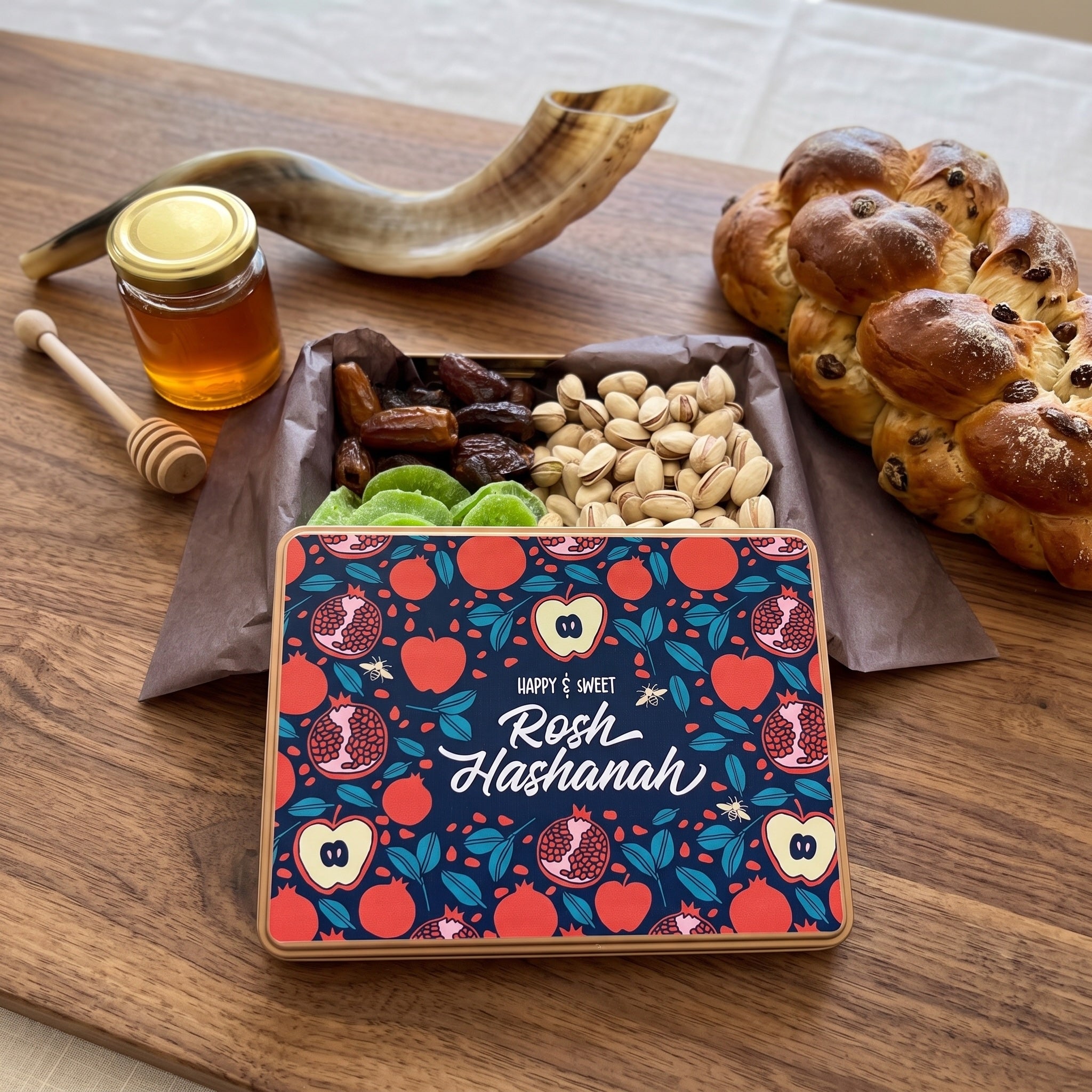Rosh Hashanah Dates Nut Gift 