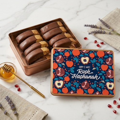 Sugar Plum Chocolates Rosh Hashanah Biscotti Gift 