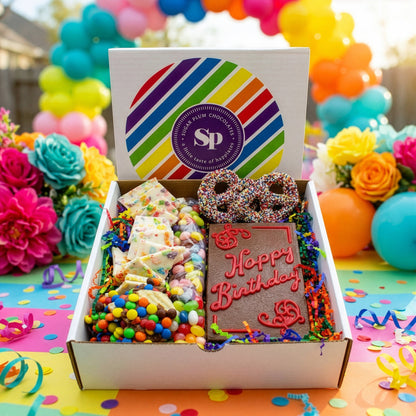 Happy Birthday Chocolate Gift Box – Handcrafted Gourmet Treats