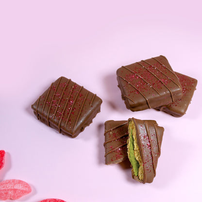 Dubai Inspired Milk Chocolate Covered Graham Crackers