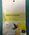 Lemon Rosemary Vegetable Seasoning Blends pack with citrus and herb imagery, perfect for potatoes and salads.