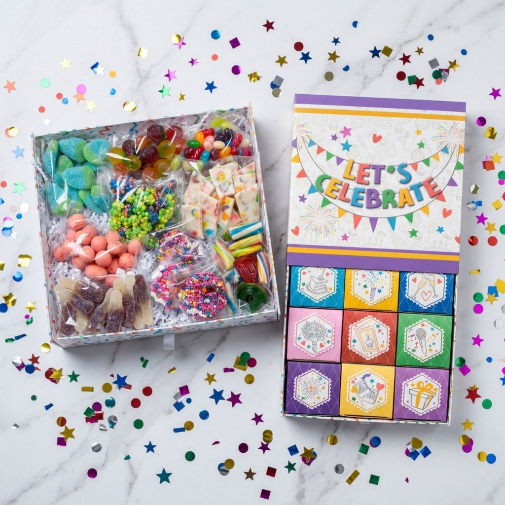 Lets Celebrate Candy Box Individually Wrapped Bagged 