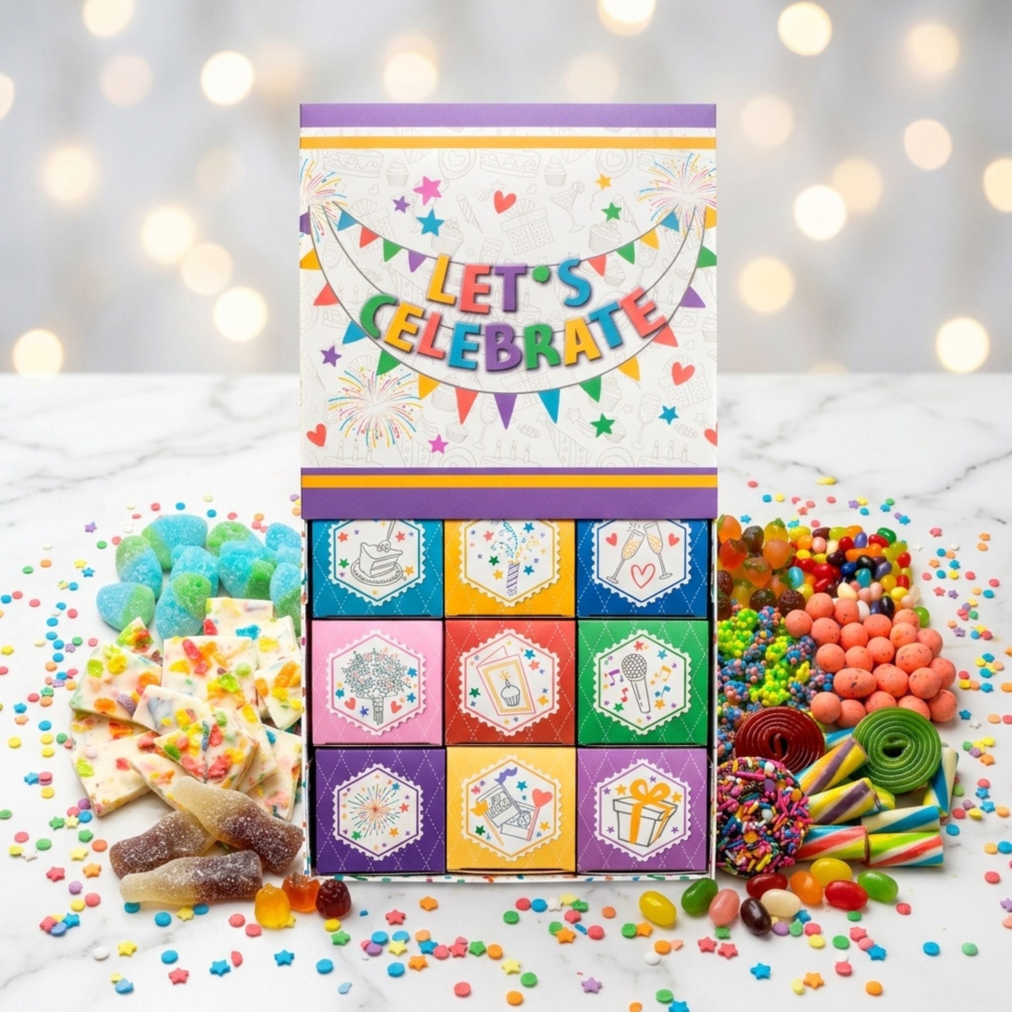 Celebration Candy Gift Box 9 Sweet Surprise