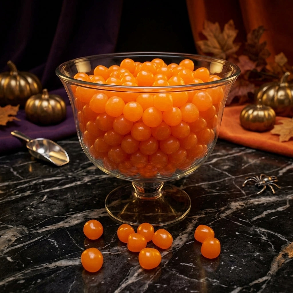 Sugar Plum Chocolates Orange Sour Balls Halloween Candy 1 lb