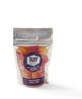 Sugar Plum's Peach Hearts gourmet snacks in resealable pouch, part of the Comfort Box care package.