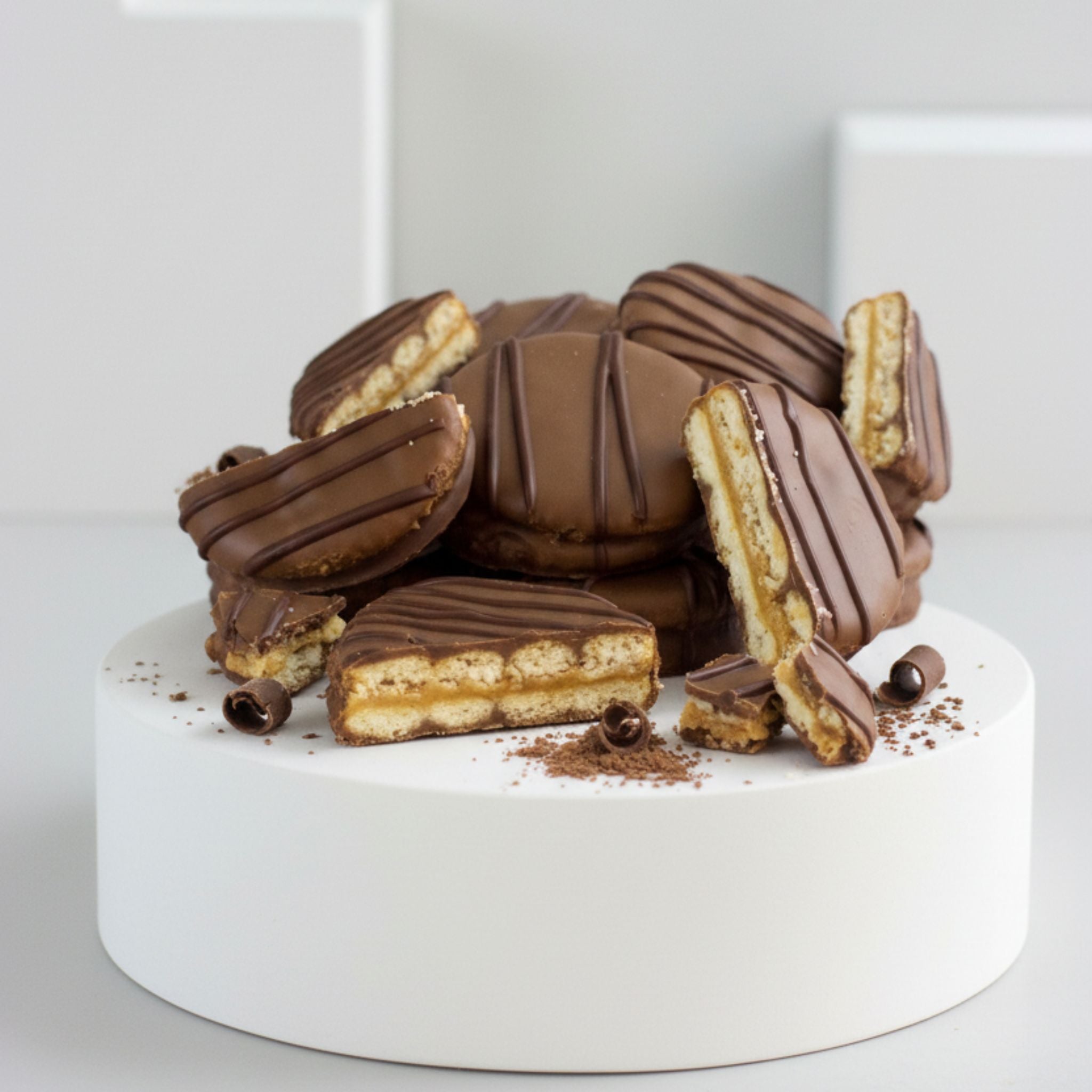 Sugar Plum Chocolates Peanut Butter Cookies Hand Dipped