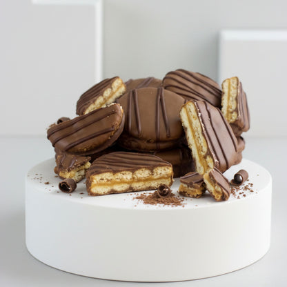 Sugar Plum Chocolates Peanut Butter Cookies Hand Dipped