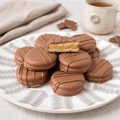 Sugar Plum Chocolate Covered Peanut Butter Cookies 12 Piece