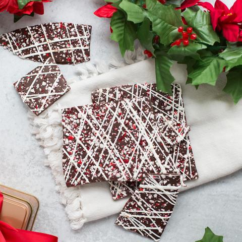 Dark Chocolate Peppermint Bark
