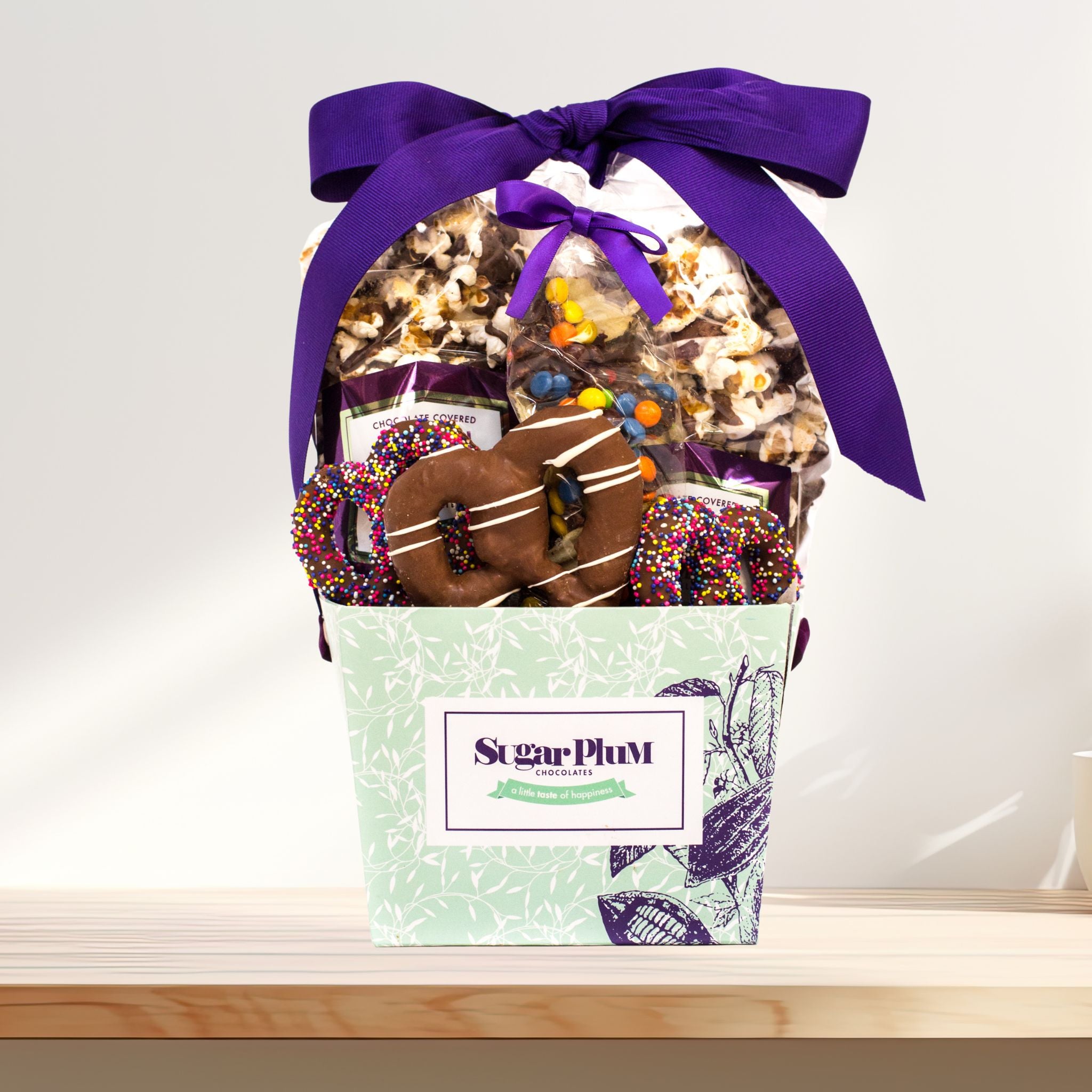 Sugar Plum Chocolates Perfect Size Gift Basket