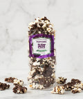 Milk and Dark Chocolate Covered Popcorn  Bag 10 Oz