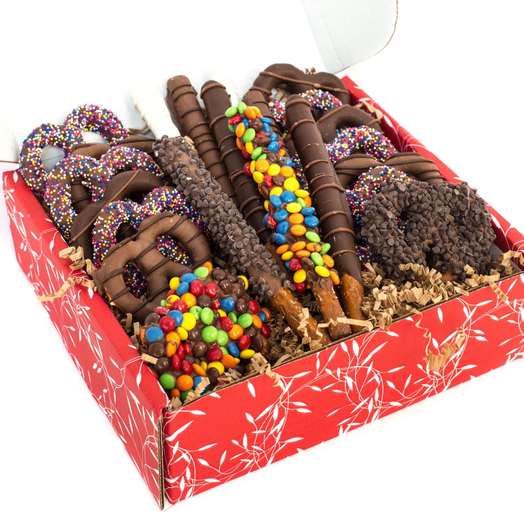 Assorted Chocolate Pretzel Gift Box