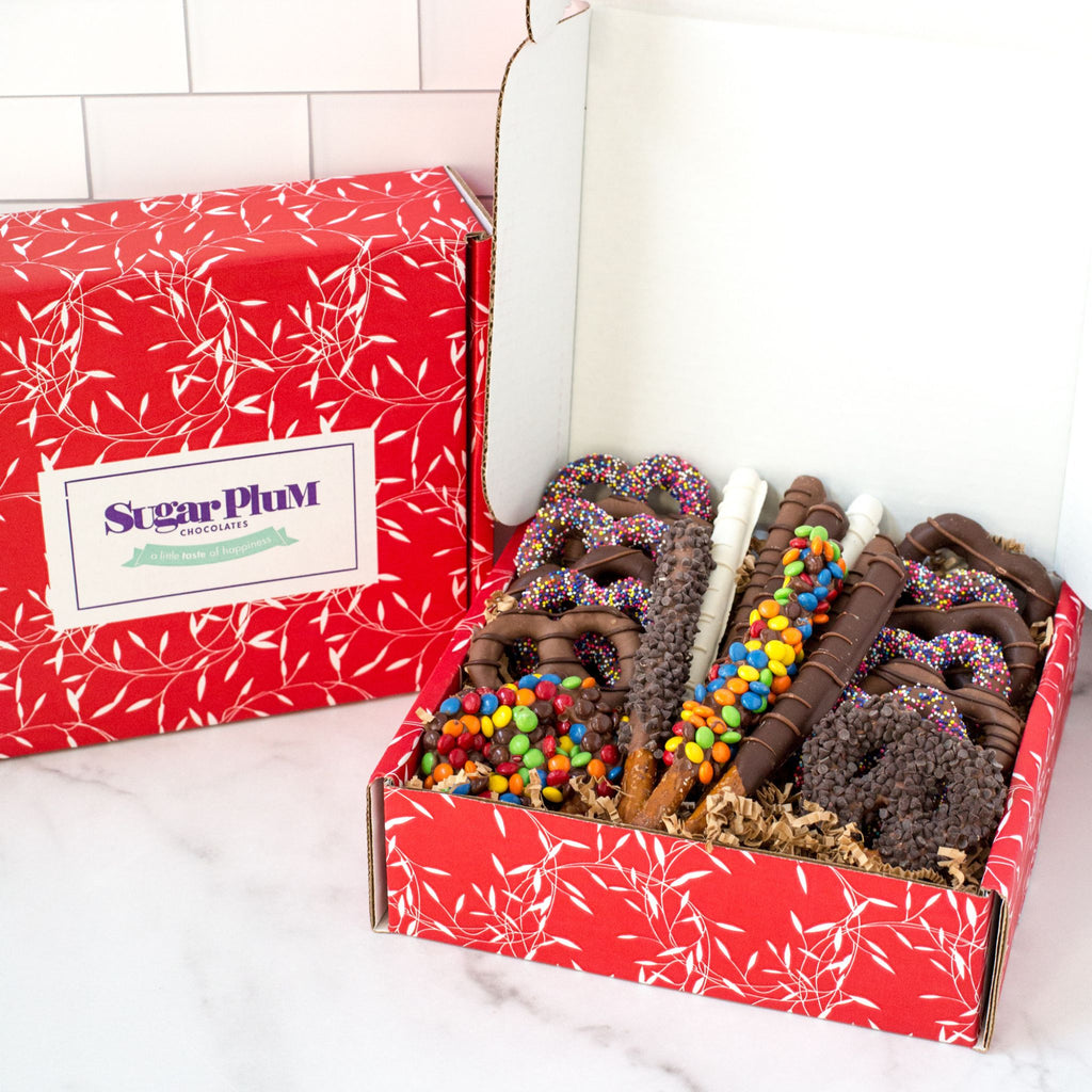 22 Piece Chocolate Pretzel Gift Box