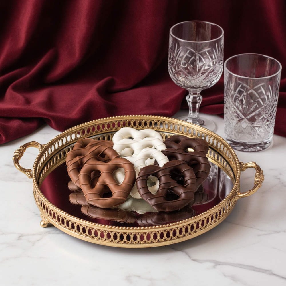 1 Dozen Assorted Chocolate Covered Pretzels