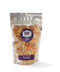 Bag of Sugar Plum rice crackers from the Comfort Box gourmet snacks care package.
