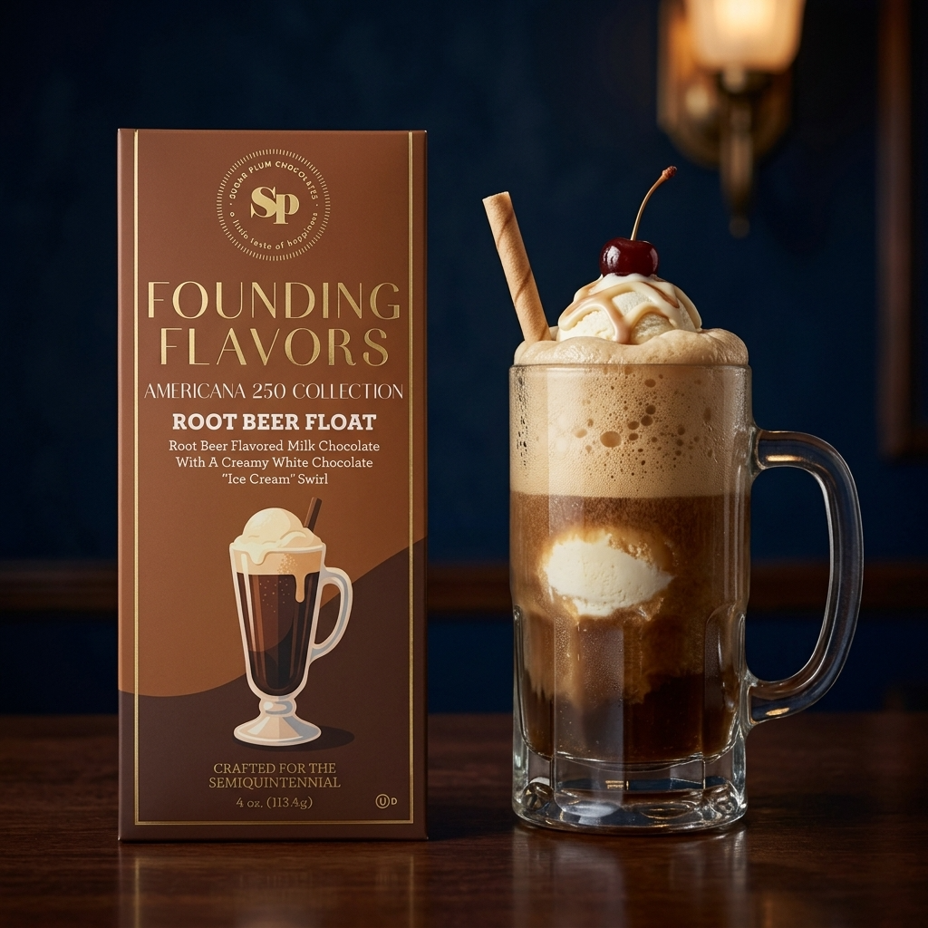 Sugar Plum Chocolates Founding Flavors Root Beer Float Candy Bar