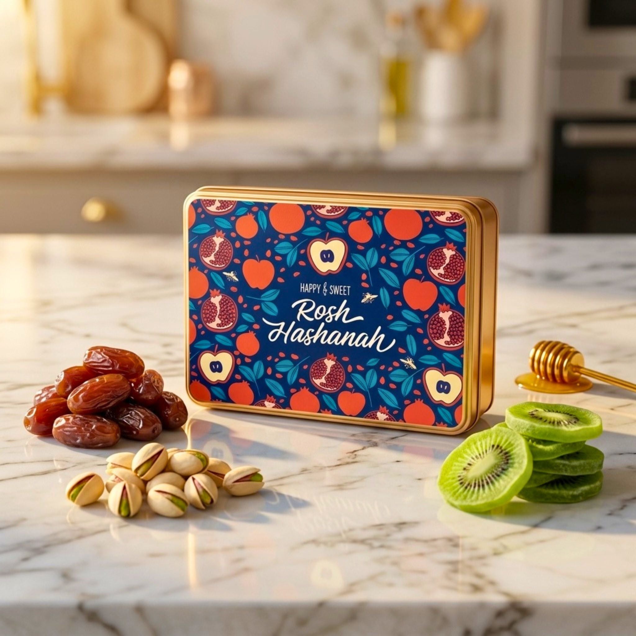 Sugar Plum Chocolates Rosh Hashanah Sweet Harvest Gift Tin