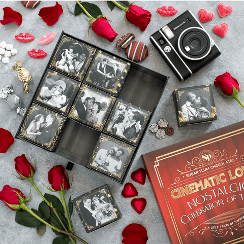 Cinematic Movie Night Gift Box – Nostalgic Movie Boxes, Academy Awards Treats, Film-Themed Date Night Gift