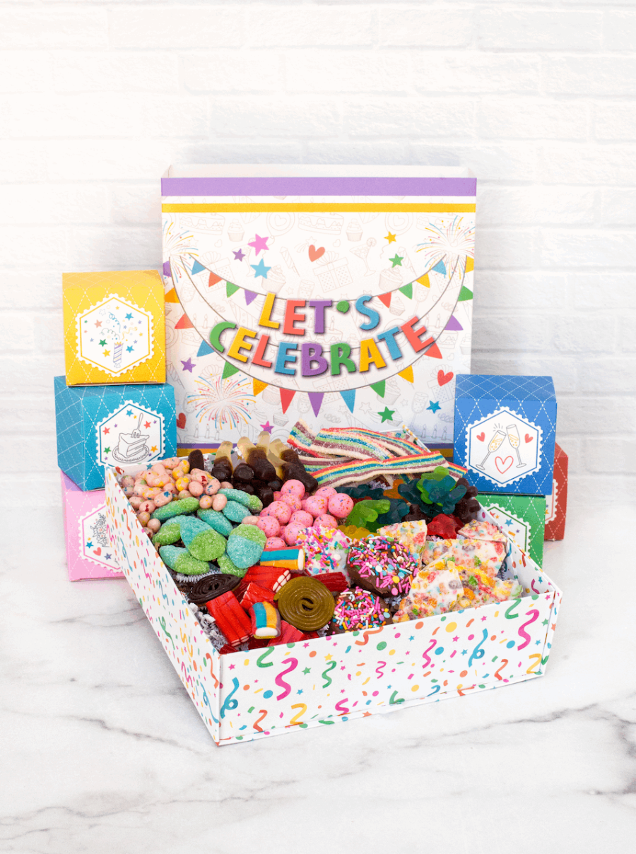 Sugar Plum Chocolates Lets Celebrate Box