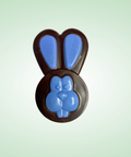 8 Handmade Bunny Rabbit Chocolate Covered Sandwich Cookies, Dark Chocolate Shown