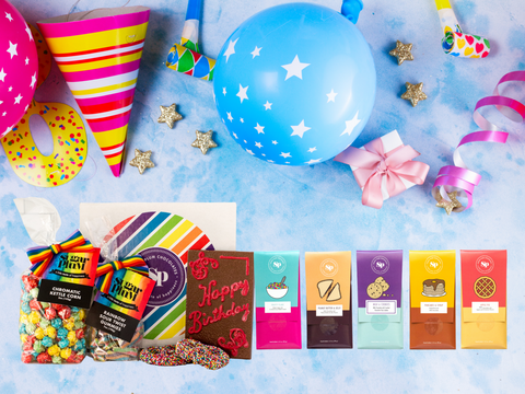 Colorful Deluxe Happy Birthday Gift Box