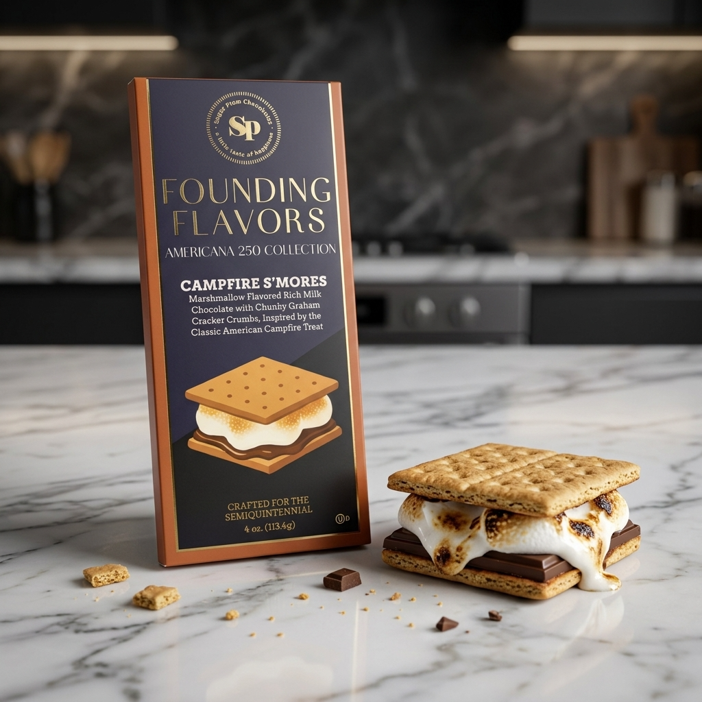 Sugar Plum Chocolates Founding Flavors Campfire Smores Candy Bar