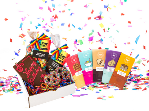 Deluxe Happy Birthday Gift Box with Nostalgic Chocolates