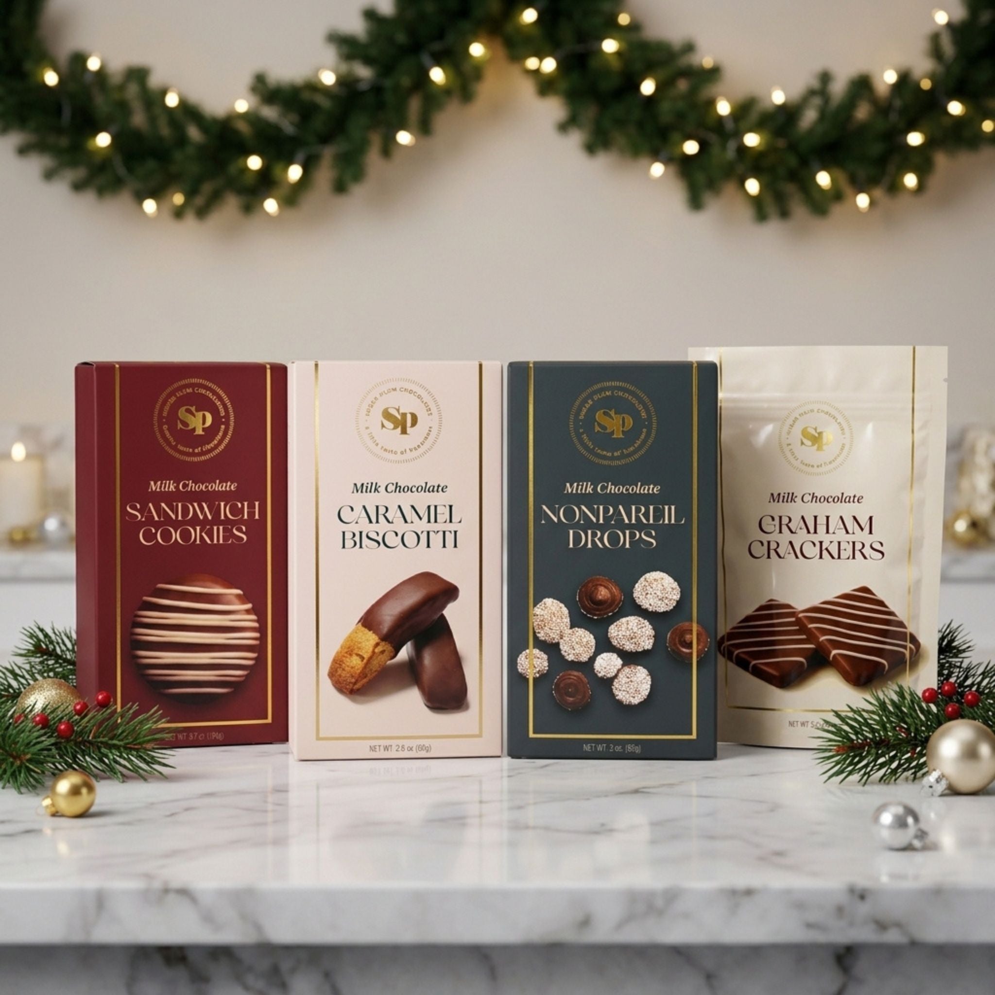 Sugar Plum Chocolate Snack Christmas Gift Box