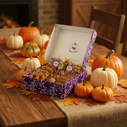 Thanksgiving Treat Box - Chocolate Favors for Guests - LIMITED EDITION
