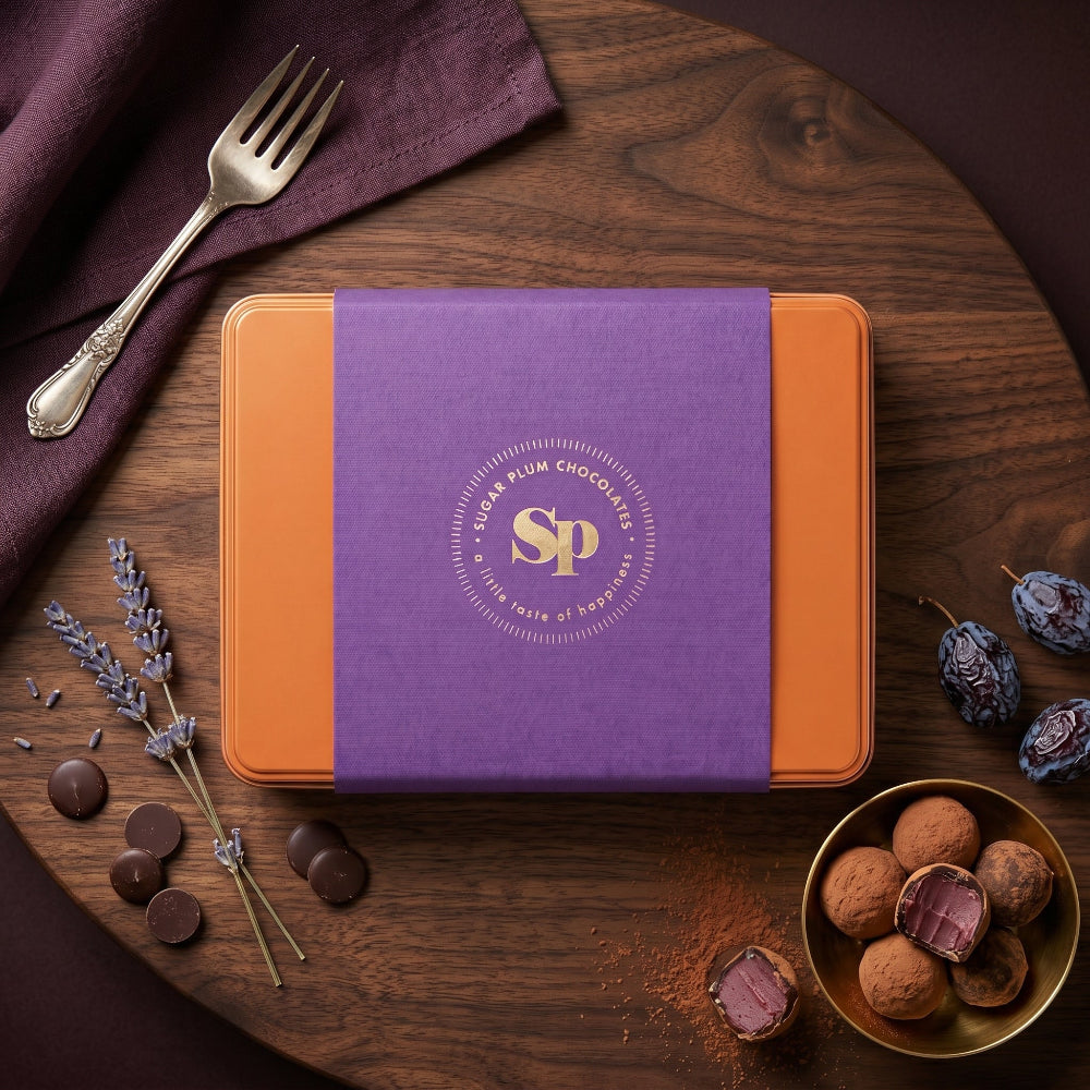 Sugar Plum Chocolates Snack Tin