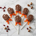 Milk Chocolate Turkey Lollipops with Bow