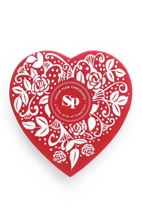 Heart Shaped Box for Dubai-Inspired Milk Chocolate Covered Grahams