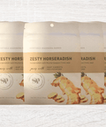 Zesty Horseradish Vegetable Seasoning 5 Pack with Lime & Thyme for Roasted Carrots, Potatoes, Steaks, and Beef Dishes