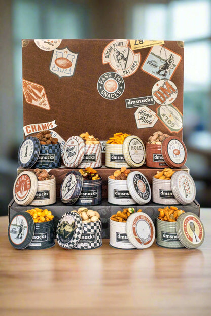 Bar Cart Snacks – Gourmet Snack Collection for Entertaining | 12 Vintage-Inspired Nut Blends