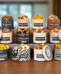 Bar Cart Snacks – Gourmet Snack Collection for Entertaining | 12 Vintage-Inspired Nut Blends